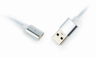 Кабель Cablexpert CC-USB2-AMLM31-1M, магнітний USB 2.0  AM/Lightning/Micro/Type-C USB, 1.0 м., фото №4