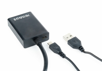 Перетворювач VGA відео в цифрового HDMI сигнал Cablexpert A-VGA-HDMI-01, photo number 4