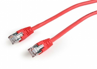 Патч корд Cablexpert PP6-3M/R, FTP, категорія. 6, литий,  50u" штекер із фіксатором, 3 м, червоний, numer zdjęcia 3