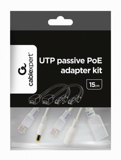 Набір пасивних UTP PoE кабелів Cablexpert PP12-POE-0.15M-W, photo number 4