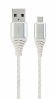 Кабель Cablexpert CC-USB2B-AMmBM-2M-BW2, USB 2.0 А-тато/Micro B-тато, 2,0 м., фото №2
