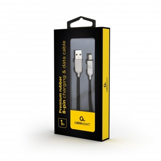 Кабель Cablexpert CC-USB2R-AMLM-1M, USB 2.0 А-папа/Lightning, 1.0 м., фото №3