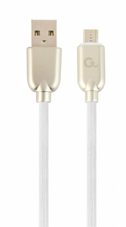 Кабель Cablexpert CC-USB2R-AMmBM-1M-W , USB 2.0 A-тато/Micro B-тато, 1,0 м., numer zdjęcia 2