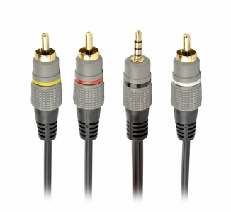 Аудіо-кабель Cablexpert CCAP-4P3R-1.5M, 3.5 мм. /3RCA стерео , довжина 1.5м., photo number 2