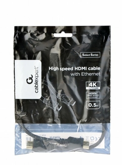 Кабель Cablexpert CC-HDMI4L-0,5M з позолоченими контактами вилка-вилка, 0,5 м, numer zdjęcia 4