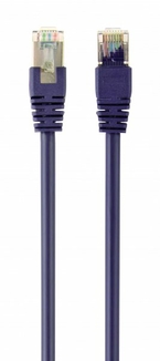 Патч корд Cablexpert PP6-0.5M/V, FTP, категорія. 6, литий,  50u" штекер із фіксатором, 0.5 м, фіолетовий, фото №2