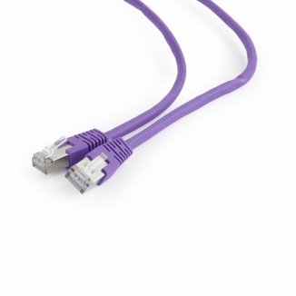 Патч корд Cablexpert PP6-0.5M/V, FTP, категорія. 6, литий,  50u" штекер із фіксатором, 0.5 м, фіолетовий, фото №3