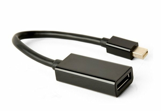 Кабель-адаптер Cablexpert A-mDPM-DPF4K-01 Mini DisplayPort - DisplayPort, чорний, фото №2