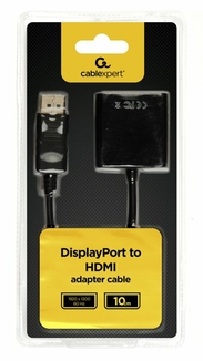 Адаптер-перехідник DisplayPort на HDMI Cablexpert AB-DPM-HDMIF-002, фото №3