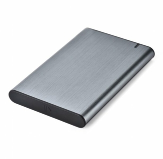Зовнішня кишеня Gembird EE2-U3S-6-GR 2.5", USB3.1, сірий колір, алюміній, фото №3
