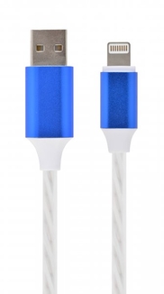 Кабель Cablexpert CC-USB-8PLED-1M, USB 2.0 А-папа/Lightning, 1.0 м., фото №2