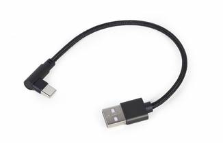 Кабель угловий Cablexpert CC-USB2-AMCML-0.2M, USB 2.0 Micro BM-тато/С-тато, 0.2 м., numer zdjęcia 3