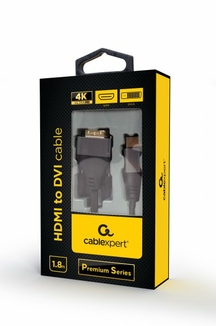 Кабель Cablexpert CC-HDMI-DVI-4K-6, HDMI на DVI, 1.8м, numer zdjęcia 4