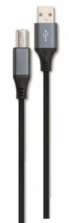 Кабель Cablexpert CCBP-USB2-AMBM-6, преміум якість USB 2.0 A-тато/B-тато, блістер, 1.8 м., фото №2
