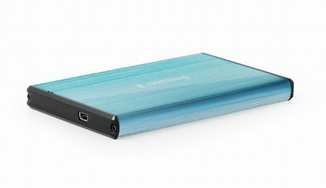Зовнішня кишеня Gembird EE2-U3S-3-B для 2.5 SATA дисків, USB 3.0 блакитна, фото №2