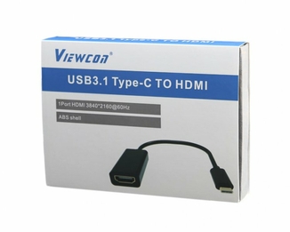 Адаптер-перехідник USB Type-C на HDMI Viewcon TE385, numer zdjęcia 4