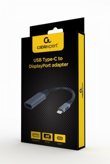 Адаптер-перехідник USB Type-C на DisplayPort Cablexpert A-USB3C-DPF-01, фото №5