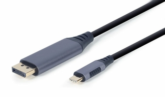 Кабель Cablexpert CC-USB3C-DPF-01-6, USB-C на DisplayPort, 1.8м, фото №2