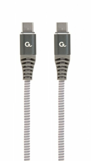 Кабель Cablexpert CC-USB2B-CMCM60-1.5M, Power Delivery (PD), до 60 Ватт C-тато/C-тато, 1,5 м., numer zdjęcia 2