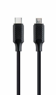 Кабель Cablexpert CC-USB2-CMMBM-1.5M, USB 2.0 Micro BM-папа/C-папа, 1,5 м., фото №2