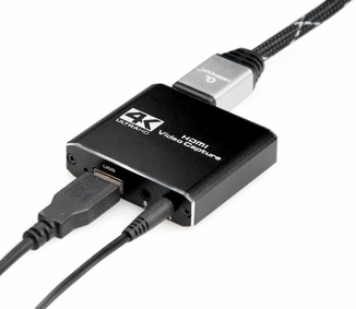 USB-граббер Cablexpert UHG-4K2-01, HDMI, 4K, наскрізний HDMI, photo number 3