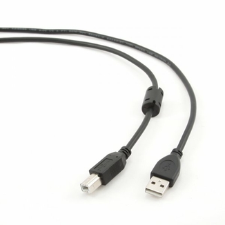 Кабель Cablexpert CCFB-USB2-AMBM-3M, USB 2.0 A-папа/B-папа, 3 м., блістер, фото №3