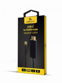 Кабель Cablexpert A-CM-HDMIM-02, USB-C на HDMI, 2м, photo number 3