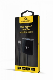 Адаптер-перехідник Cablexpert A-CM-VGAF-01 USB Type-C на VGA / Full HD@60Hz, фото №3