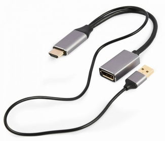 Адаптер-перехідник HDMI на DisplayPort Cablexpert A-HDMIM-DPF-02, фото №3