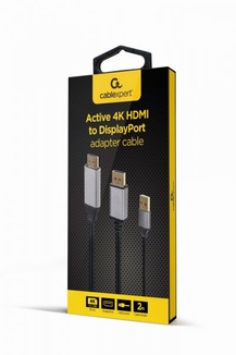 кабель-перехідник HDMI на DisplayPort Cablexpert A-HDMIM-DPM-01, 2м, numer zdjęcia 4