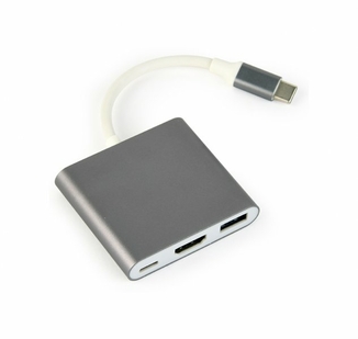 Адаптер-перехідник USB Type-C на HDMI Cablexpert A-CM-HDMIF-02-SG, фото №2