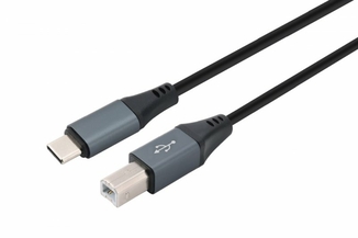 Кабель Cablexpert CCBP-USB2-CMBM-6, преміум якість USB 2.0 C-тато/B-тато, блістер, 1.8 м., фото №3