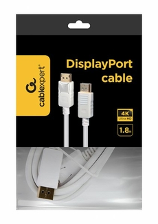 Кабель Cablexpert CC-DP2-6-W, DisplayPort v1.2 цифровий інтерфейс, 1.8 м, фото №3