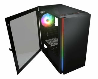 Корпус комп'ютерний Cougar Purity RGB (Black), Ігровий, скляне вікно, чорний, photo number 5