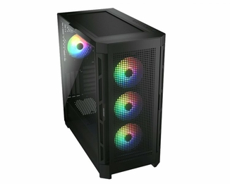 Корпус комп'ютерний Cougar Airface Pro RGB, ігровий, 3*140mm ARGB, 1*120mm ARGB, чорний, numer zdjęcia 4