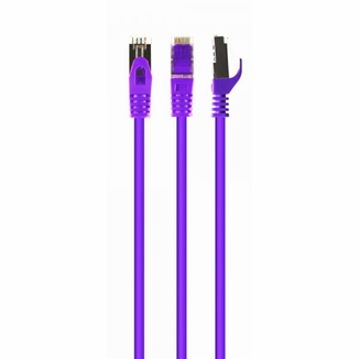 Патч корд Cablexpert PP6A-LSZHCU-V-10M, S/FTP, литий, 50u" штекер із фіксатором, 10 м, пурпуровий, фото №2