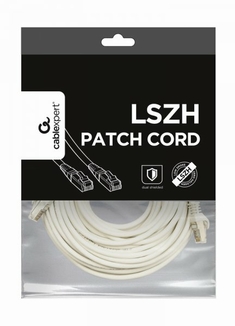 Патч корд Cablexpert PP6A-LSZHCU-W-30M, S/FTP, литий, 50u" штекер із фіксатором, 30 м, білий, photo number 4