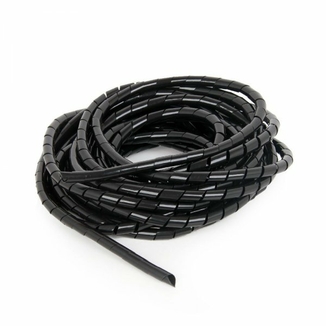 Спіральний кабельний органайзер Cablexpert CM-WR1210-01, 12 мм, 10 м, чорний, фото №2
