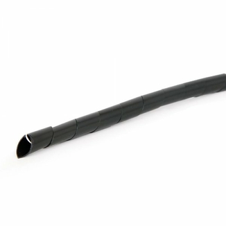 Спіральний кабельний органайзер Cablexpert CM-WR1210-01, 12 мм, 10 м, чорний, фото №3