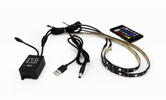 Світлодіодна стрічка LED-2SU-RGB50-01, USB живлення, фото №3