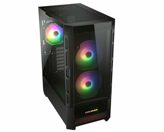 Корпус комп'ютерний Cougar Duoface RGB, ігровий, 2*140mm, 1*120mm ARGB вентилятори, скляне вікно, numer zdjęcia 6