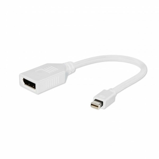 Кабель-адаптер Cablexpert A-mDPM-DPF-001-W Mini DisplayPort - DisplayPort, білий, фото №2
