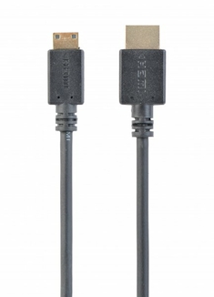 Кабель Cablexpert CC-HDMI4C-6 miniHDMI з позолоченими контактами вилка-C (mini) HDMI  вилка, 1,8 м, photo number 2