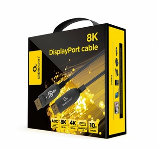 Кабель Cablexpert CC-DP8K-AOC-10M, DisplayPort V.1.4, вилка/вилка, з позолоченими контактами, 10 м, фото №4