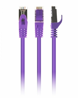 Патч корд Cablexpert PP6A-LSZHCU-V-5M, S/FTP, литий, 50u" штекер із фіксатором, 5,0 м, пурпуровий, фото №2