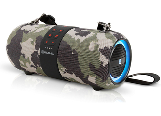 Колонка REAL-EL X-733 camo (24Вт, Bluetooth, USB, AUX, 3600мА*час), фото №2