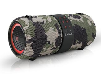 Колонка REAL-EL X-733 camo (24Вт, Bluetooth, USB, AUX, 3600мА*час), numer zdjęcia 3