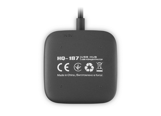 USB концентратор REAL-EL HQ-187, 4 порта USB 3.0, чорний, фото №9