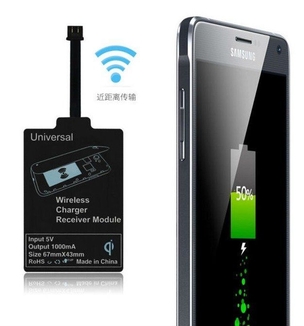 Универсальная microUSB зарядка Qi Wireless, фото №5