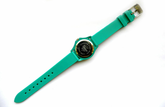 Geneva Platinum часы из США с мягким силиконовым ремешком Japan movt, photo number 5